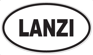 LANZI - Oval Magnet