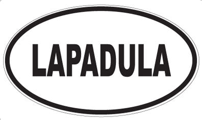 LAPADULA - Oval Magnet