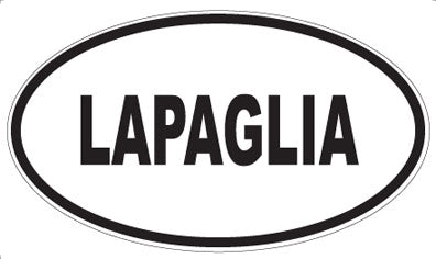LAPAGLIA - Oval Magnet