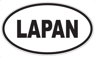 LAPAN - Oval Magnet