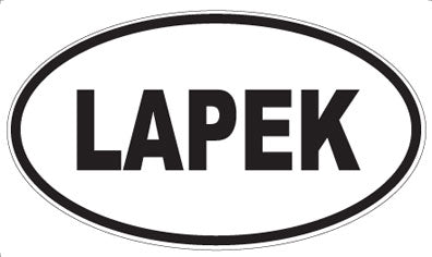 LAPEK - Oval Sticker