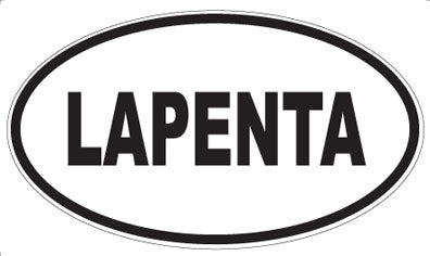 LAPENTA - Oval Sticker