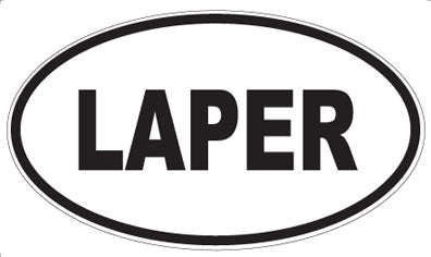 LAPER - Oval Sticker