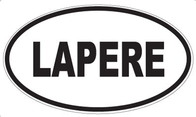 LAPERE - Oval Sticker