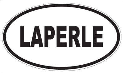 LAPERLE - Oval Sticker