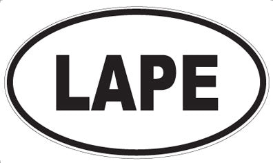 LAPE - Oval Magnet
