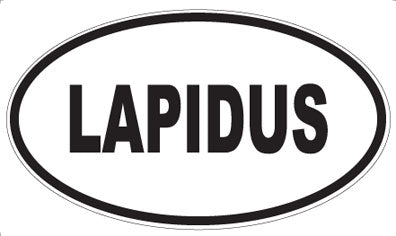 LAPIDUS - Oval Magnet
