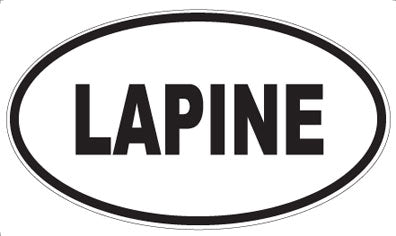 LAPINE - Oval Sticker