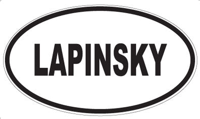 LAPINSKY - Oval Magnet