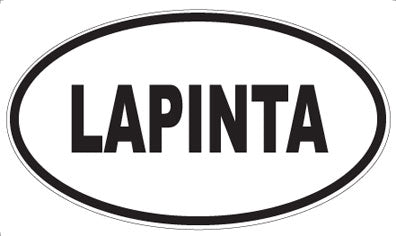 LAPINTA - Oval Sticker