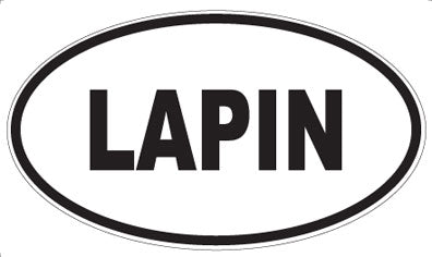 LAPIN - Oval Magnet