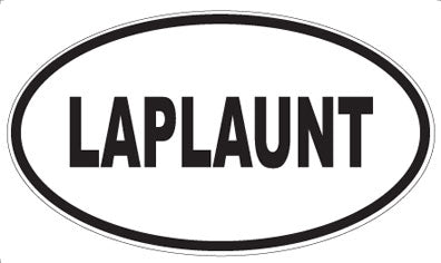 LAPLAUNT - Oval Magnet