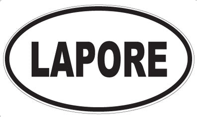 LAPORE - Oval Magnet