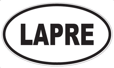 LAPRE - Oval Sticker