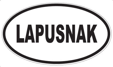 LAPUSNAK - Oval Sticker