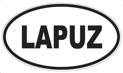 LAPUZ - Oval Magnet
