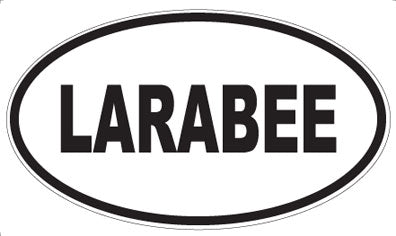 LARABEE - Oval Sticker