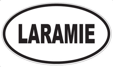 LARAMIE - Oval Sticker