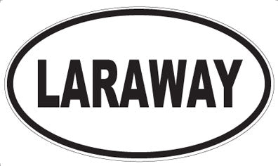 LARAWAY - Oval Magnet