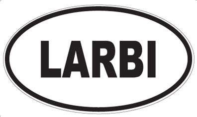LARBI - Oval Sticker