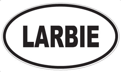 LARBIE - Oval Magnet