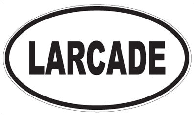 LARCADE - Oval Sticker
