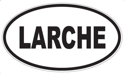 LARCHE - Oval Magnet