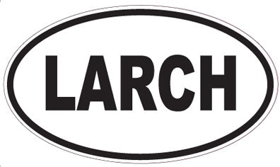 LARCH - Oval Magnet