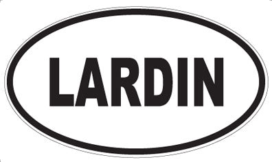 LARDIN - Oval Magnet
