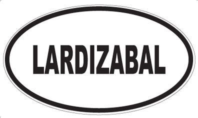 LARDIZABAL - Oval Magnet