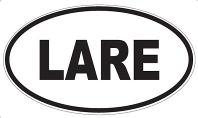 LARE - Oval Sticker