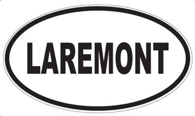 LAREMONT - Oval Sticker