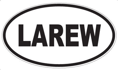 LAREW - Oval Magnet