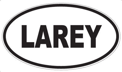 LAREY - Oval Magnet