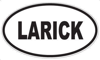 LARICK - Oval Magnet