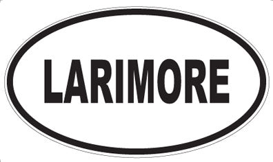 LARIMORE - Oval Magnet