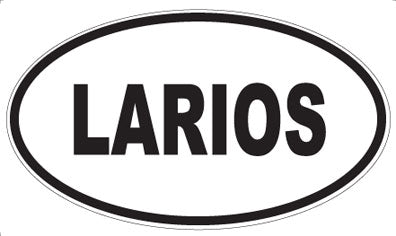 LARIOS - Oval Magnet