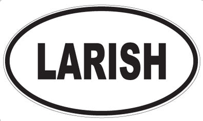 LARISH - Oval Sticker