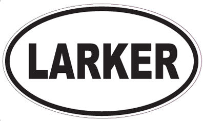 LARKER - Oval Sticker
