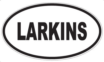 LARKINS - Oval Magnet
