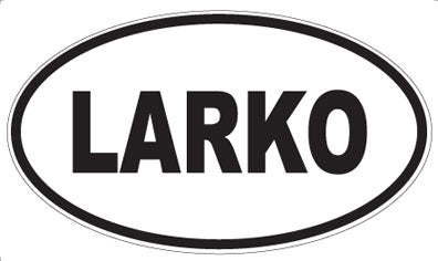 LARKO - Oval Sticker