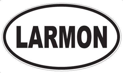 LARMON - Oval Magnet
