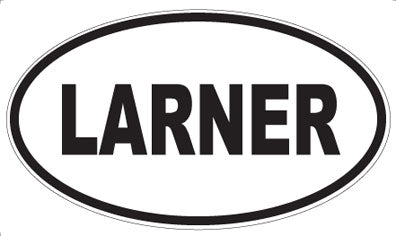 LARNER - Oval Magnet