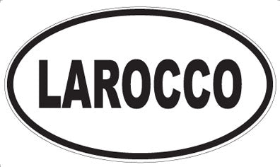 LAROCCO - Oval Sticker