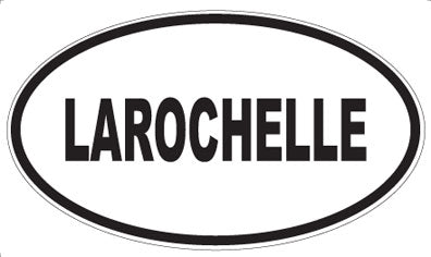 LAROCHELLE - Oval Sticker