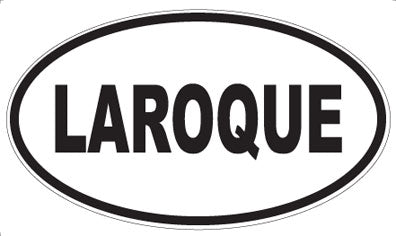 LAROQUE - Oval Sticker