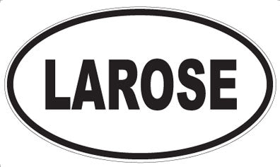 LAROSE - Oval Sticker