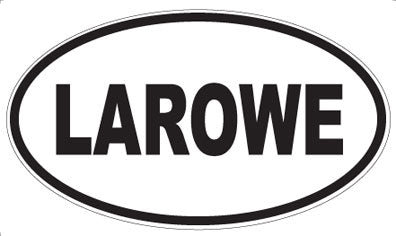 LAROWE - Oval Sticker