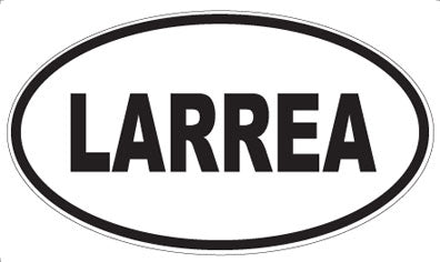 LARREA - Oval Sticker