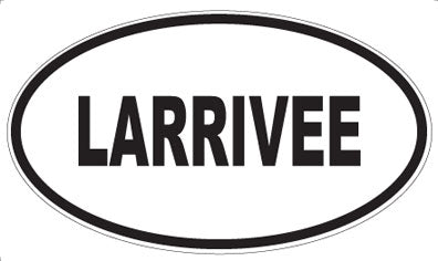 LARRIVEE - Oval Magnet